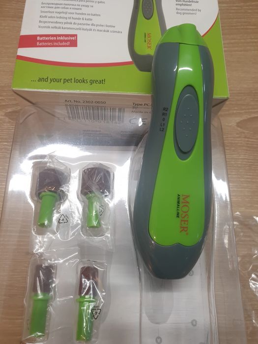 MOSER® bezprzewodowa szlifierka do pazurów