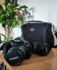 Aparat Canon eos 2000D + dwa obiektywy