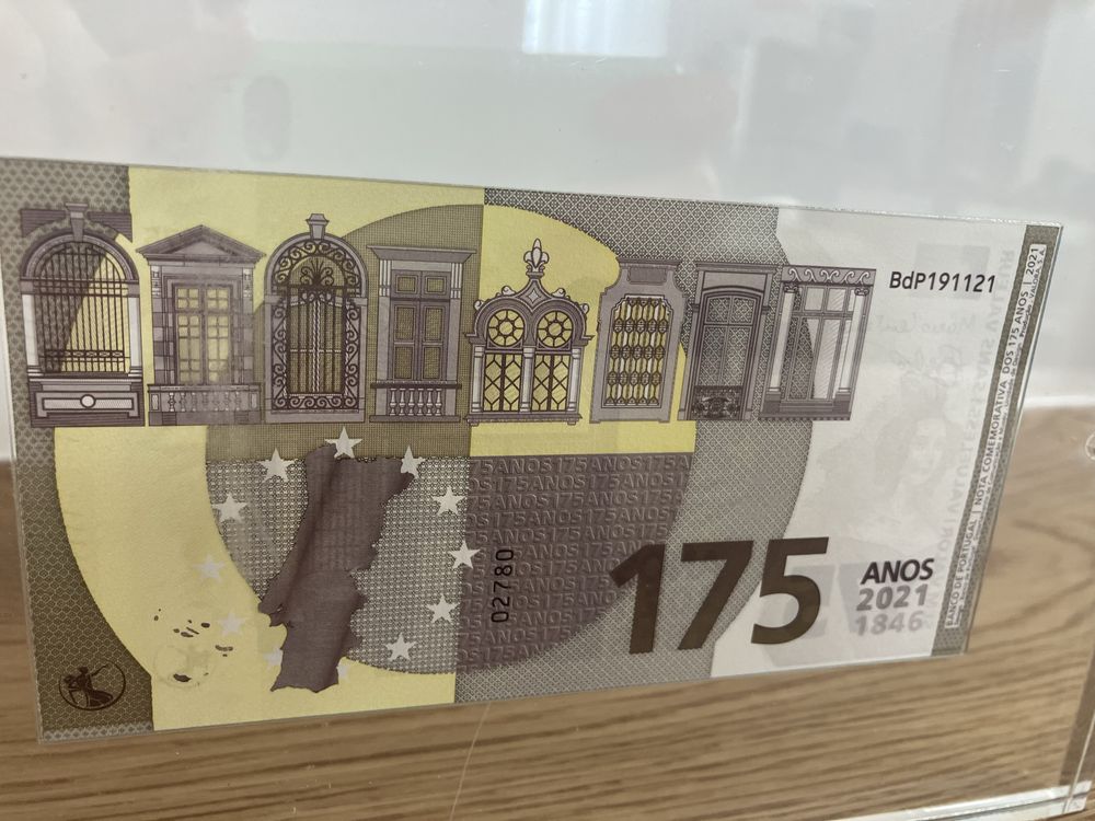 Nota 175 Comemorativa Euro