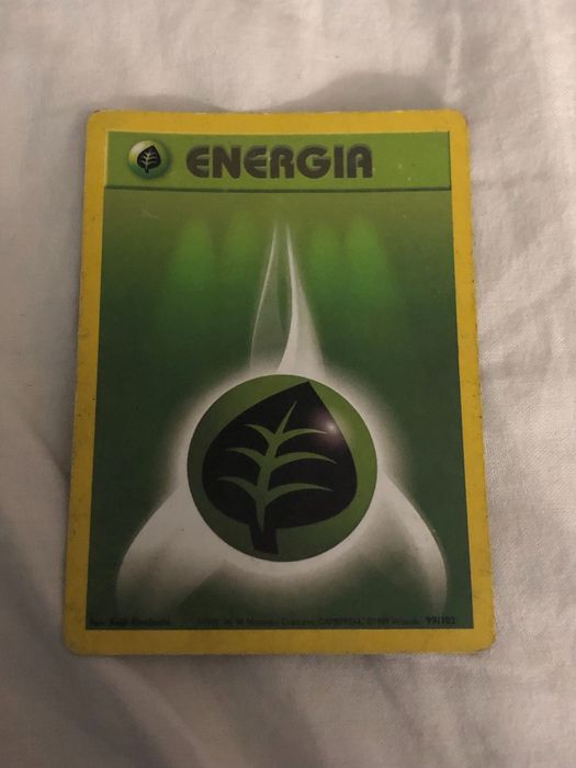 Cartas Pokémon energias