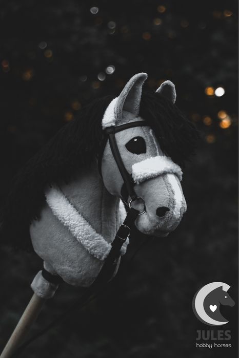 Hobby horse - konik na patyku Z AKCESORIAMI jakość PREMIUM