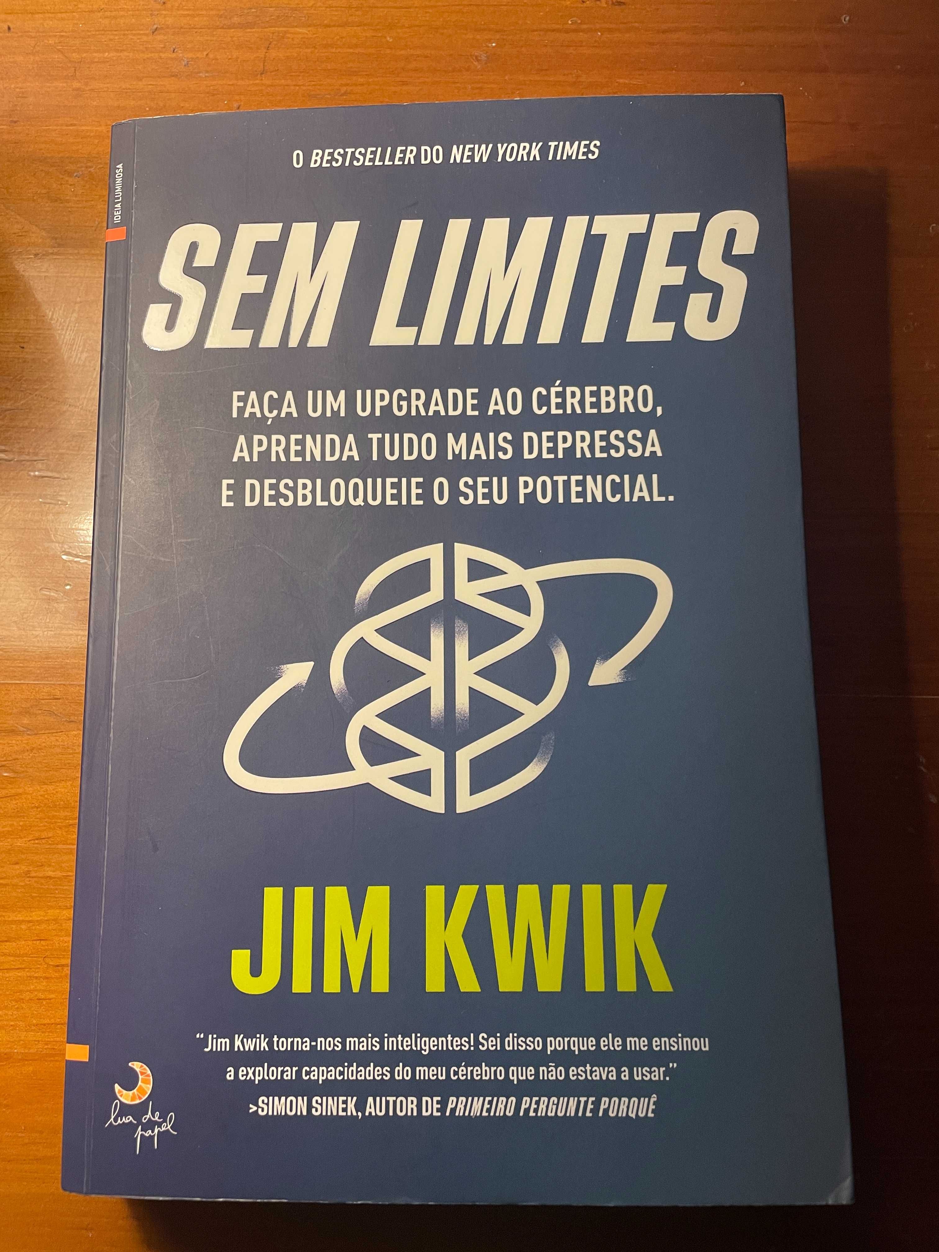 Vendo livro Sem Limites de Jim Kwik, em excelente estado.