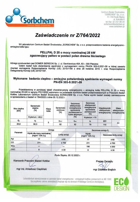 Kocioł na drewno PELLPALL D 25kW - wydajne i ekologiczne ogrzewanie!
