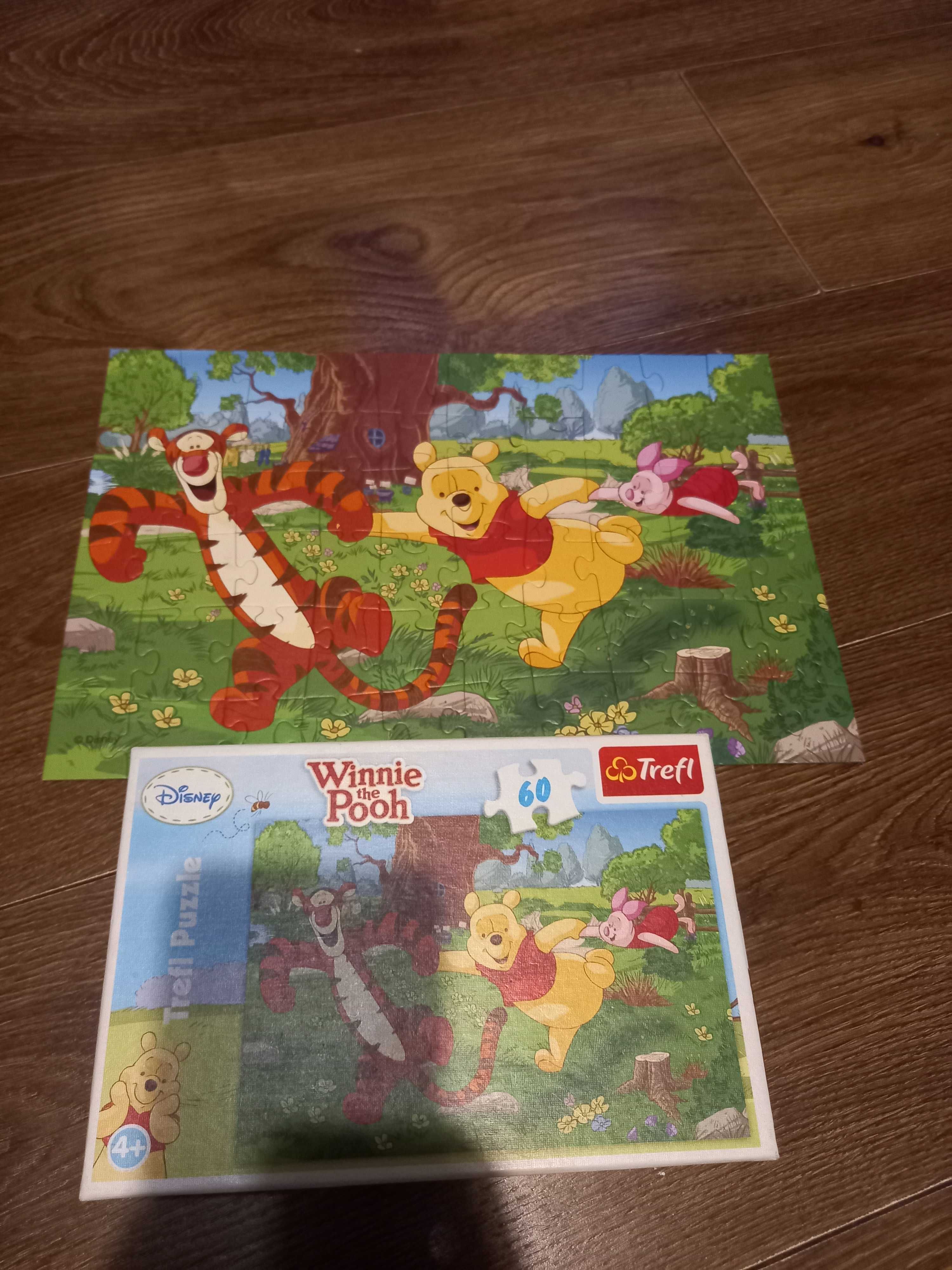 Puzzle Kubuś Puchatek 4+ 60 elementów