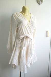 Belair premium bawełniana sukienka XL rozkloszowana