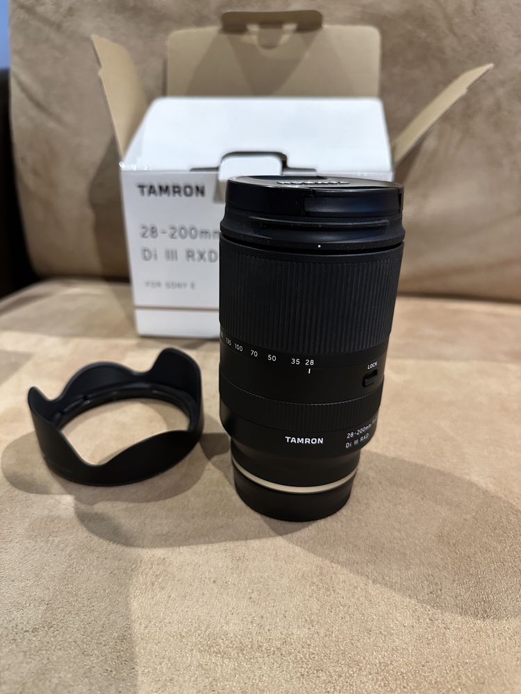 Tamron 28-200mm f/2.8-5.6 Di III RXD Sony como nova