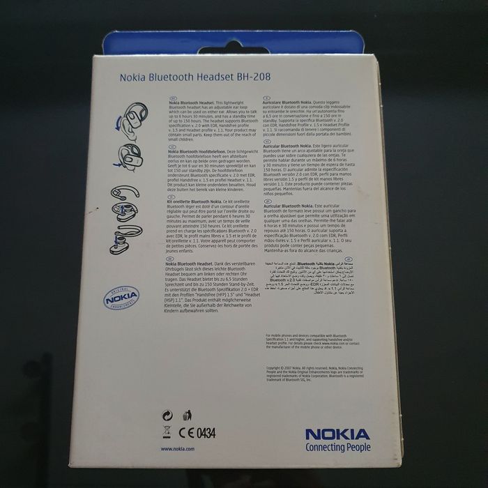 Nokia bluetooth headset BH-208