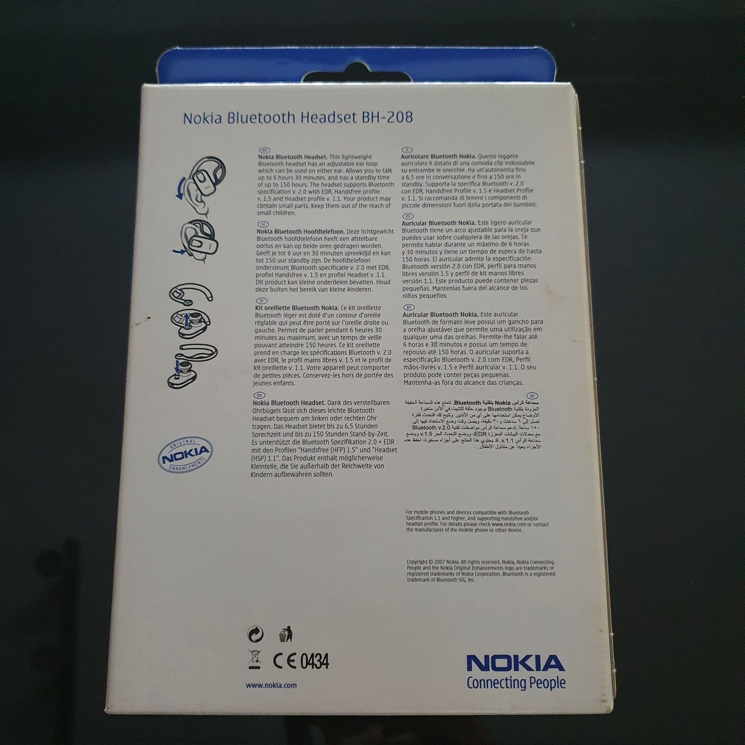 Nokia bluetooth headset BH-208