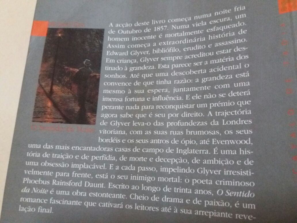 Livro: O Sentido da Noite - Michael Cox