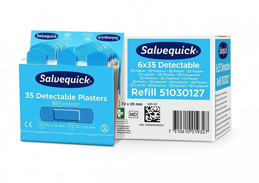 Plastry wykrywalne Cederroth Salvequick, 35 szt.