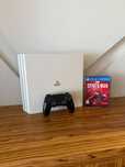 [PS4] Konsola SONY PlayStation 4 Pro 1TB (CUH-7216B) Biała + Pad + Gra