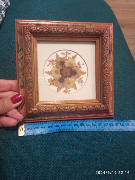 Obrazek-mozaika z suszonych kwiatów