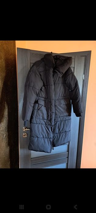 Kurtka długa amisu M 38 damska dlugi plaszcz czarny pikowany