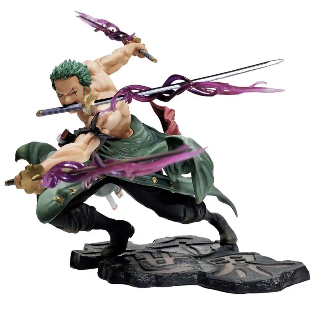 Figuras one piece e demon slayer