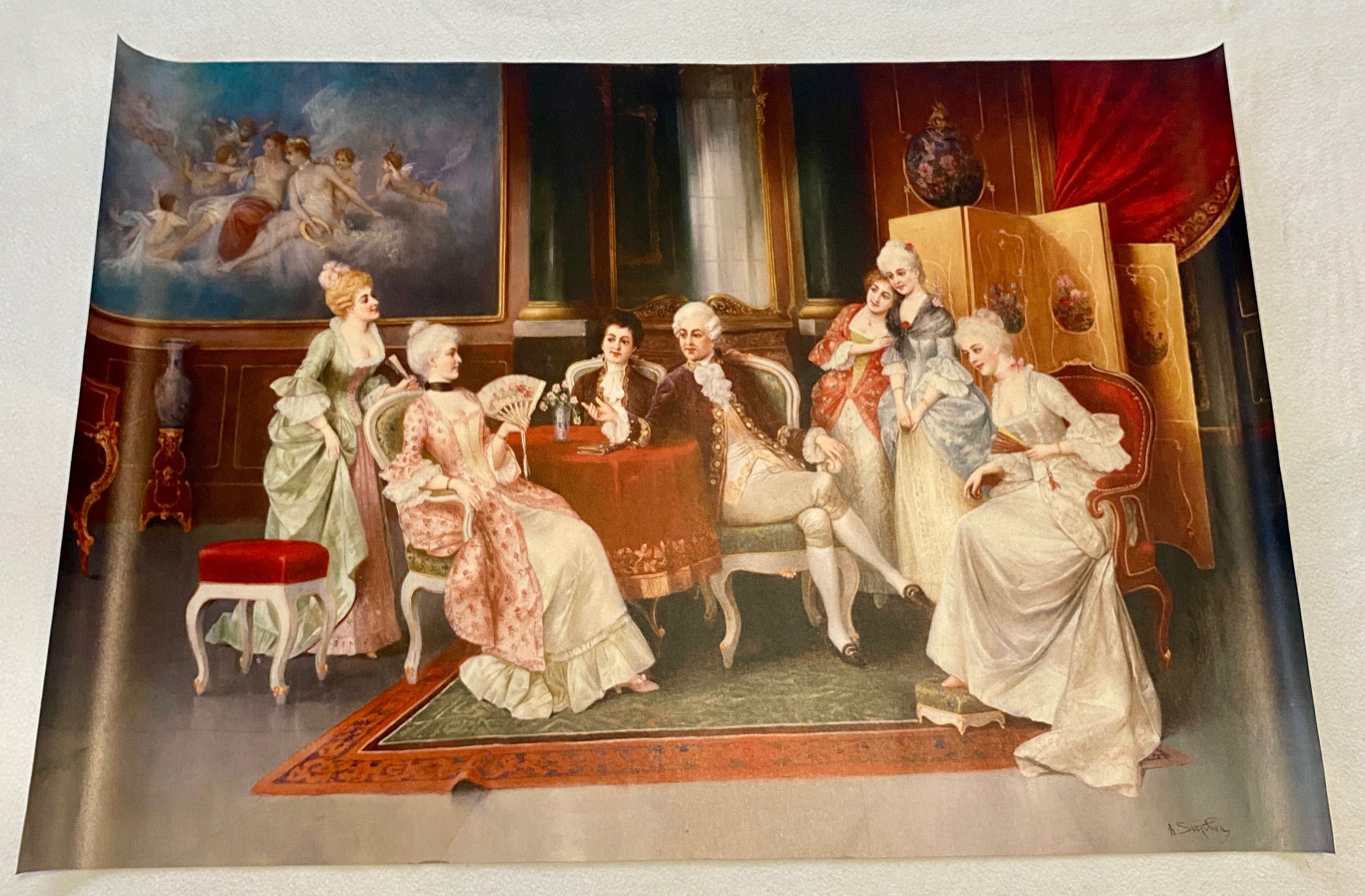 Obraz na płótnie Canvas, Barok francuski cena za szt