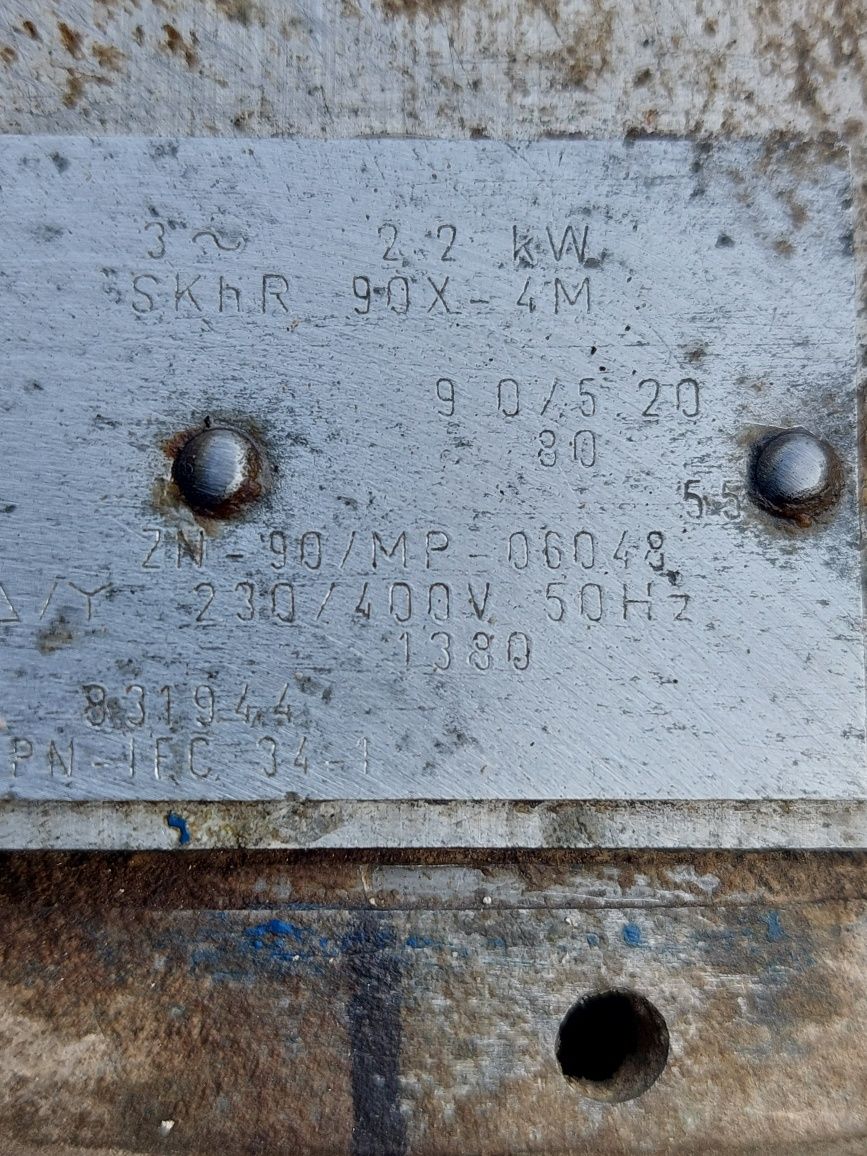 Sprzedam motoreduktor 2,2 kw