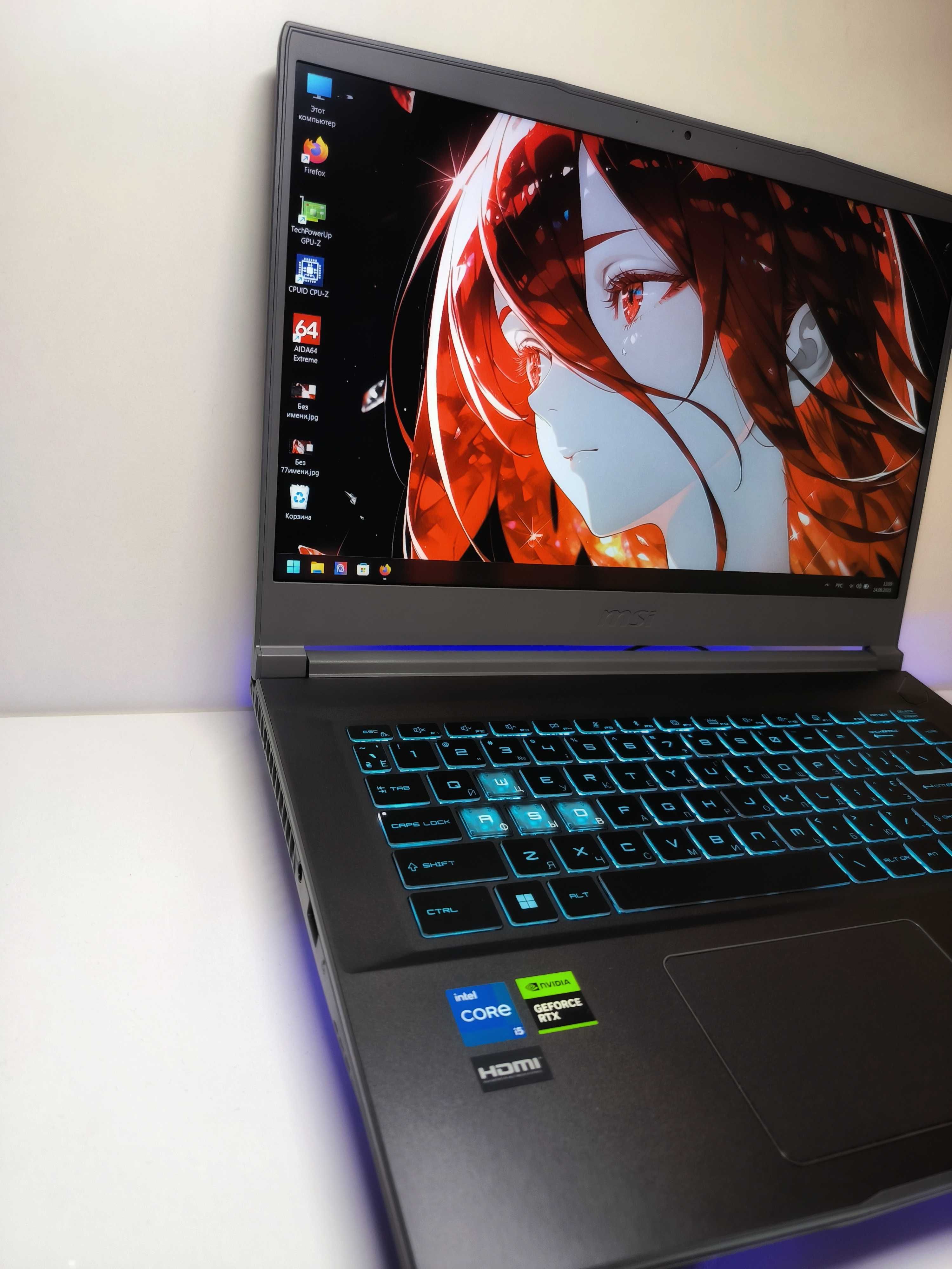 144Hz НОВИЙ Ноутбук MSI i5-12 GEN\RTX 3050\RAM 16 GB\NVMe 512