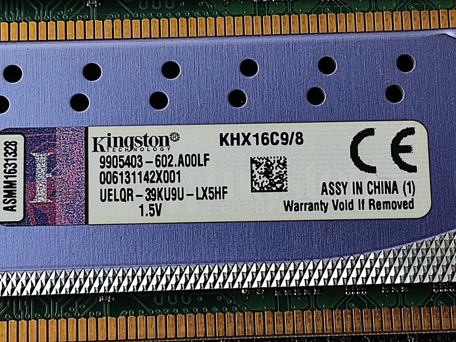 ОЗУ Kingston HyperX Genesis 8Gb DDR3-1600 MHz б/у