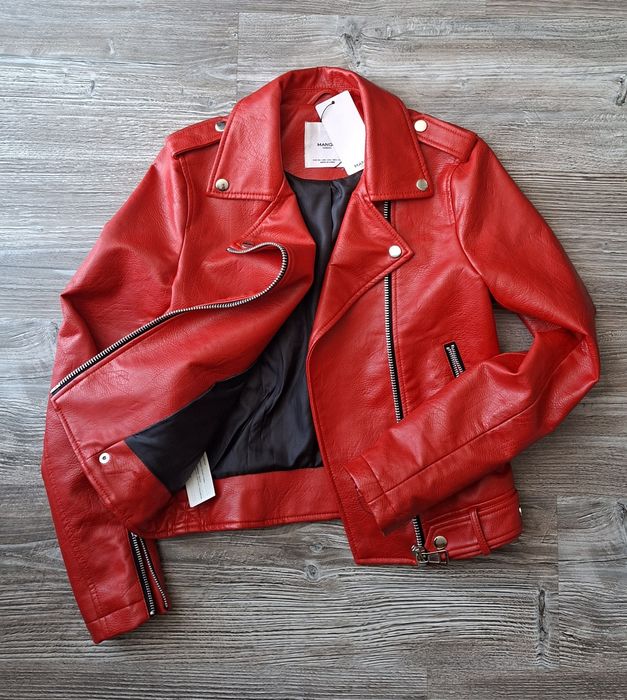 Ramoneska casual red XS Mango