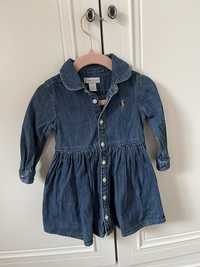 Ralph Lauren sukienka jeansowa 9m dress