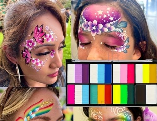 Бодіарт аквагрим набір фарб для тіла