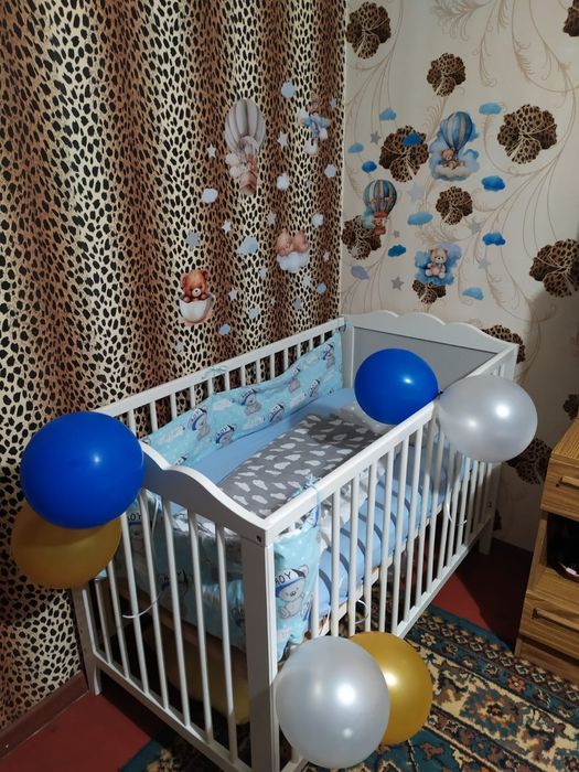 Кроватка IKEA з ортопедичним матрасиком