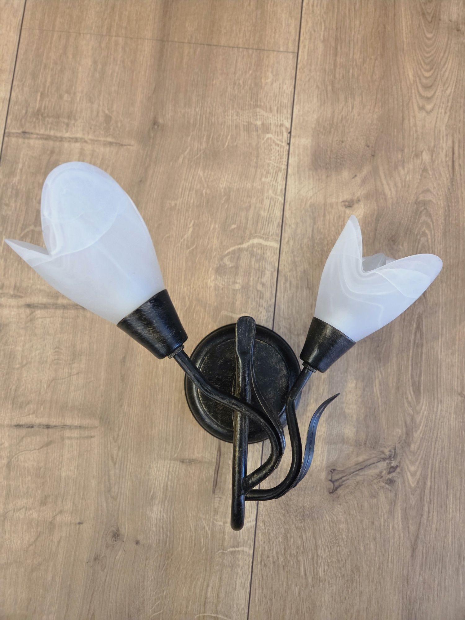 Kinkiet. Lampa ścienna podwójna 2 szt