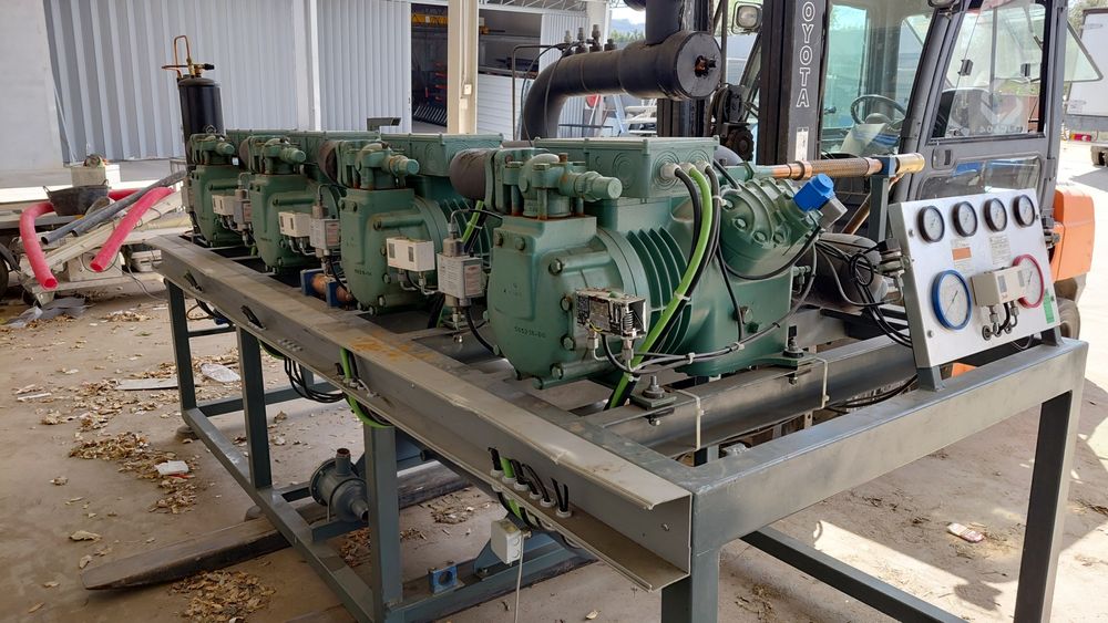 Central bitzer e condensador