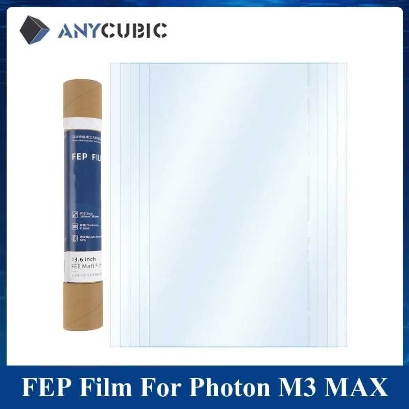 Тефлоновая FEP Matt пленка 390х263 мм для Anycubic Photon M3 Max 2 шт