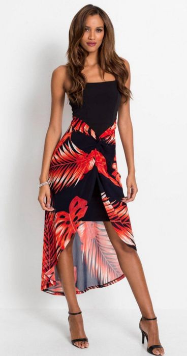 NOWA ponętna suknia szyfonowa r. 48/50 - bal, wesele, Sylwester