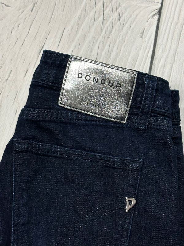 Dondup Allie Jeansy Slim Fit Damskie Spodnie z Wysokim Stanem Logowane
