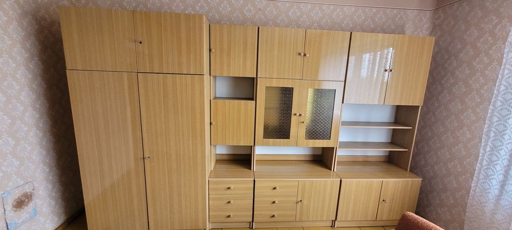 Meblościanka i ława prl