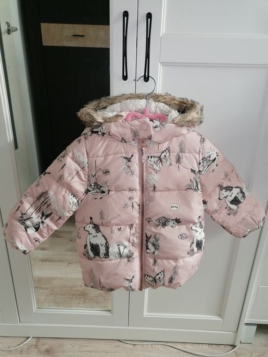 Kurtka zimowa dla dziewczynki Next #next #kurtka #kurtkazimowa