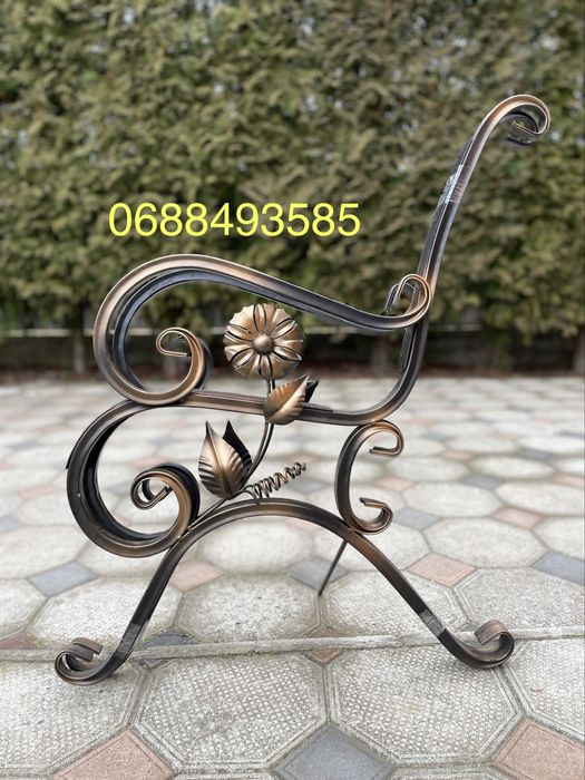 Ковані боковини, лавочка садова, лавочки, столики, дашки.