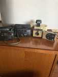 Conjunto de maquinas fotograficas antigas