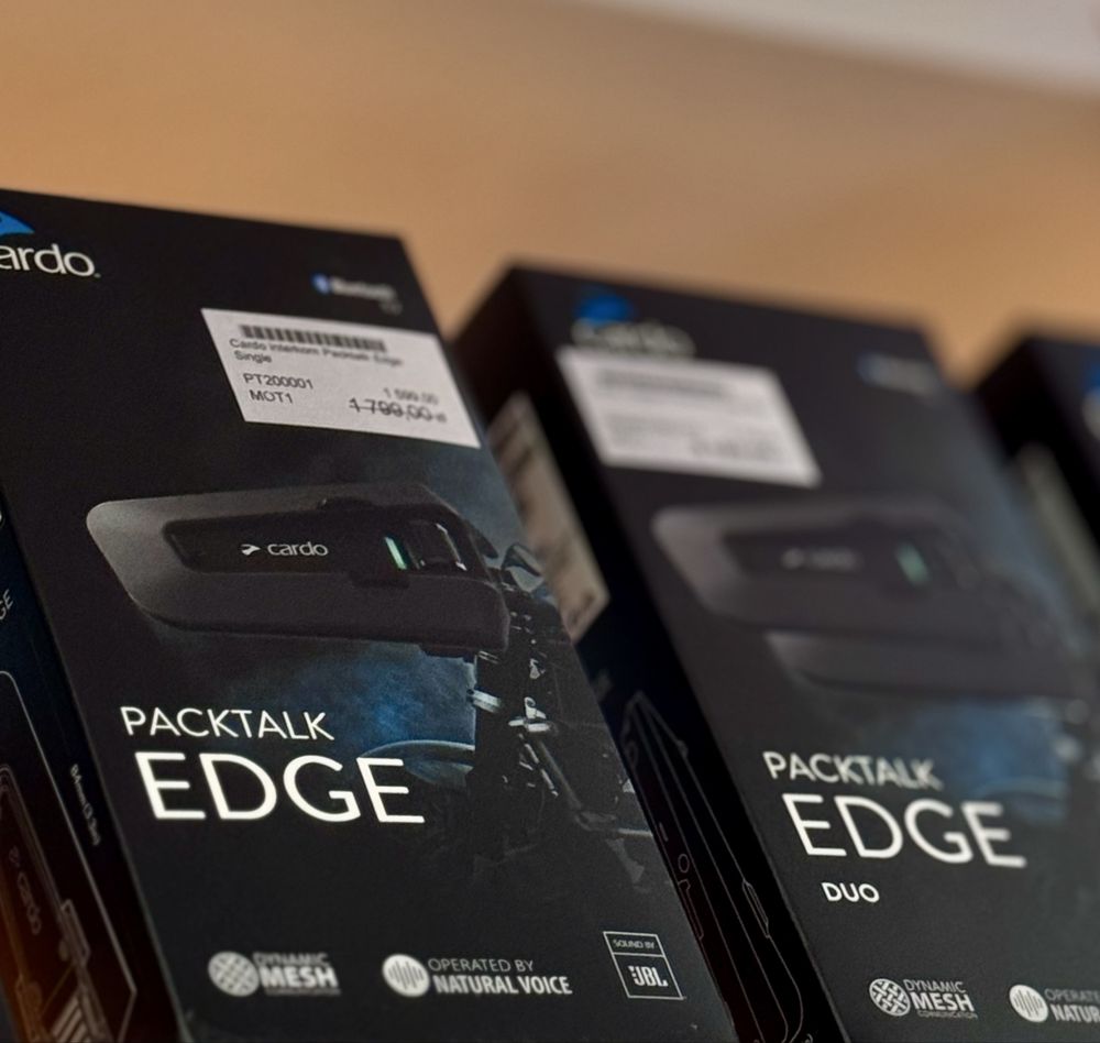 Interkom motocyklowy CARDO edge single MONTAŻ DO KASKU GRATIS