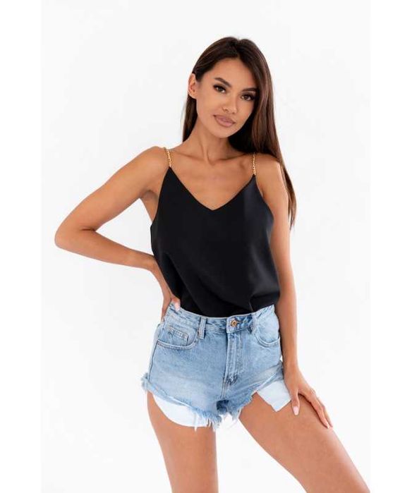 Elegancki top Ooh la la jakość premium S czarny M beżowy  !!!