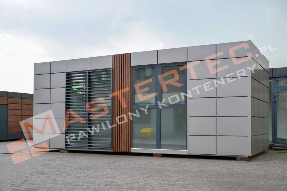 Nowoczesny Pawilon Handlowy Kontener Biurowy mastertec.pl Cena Brutto!