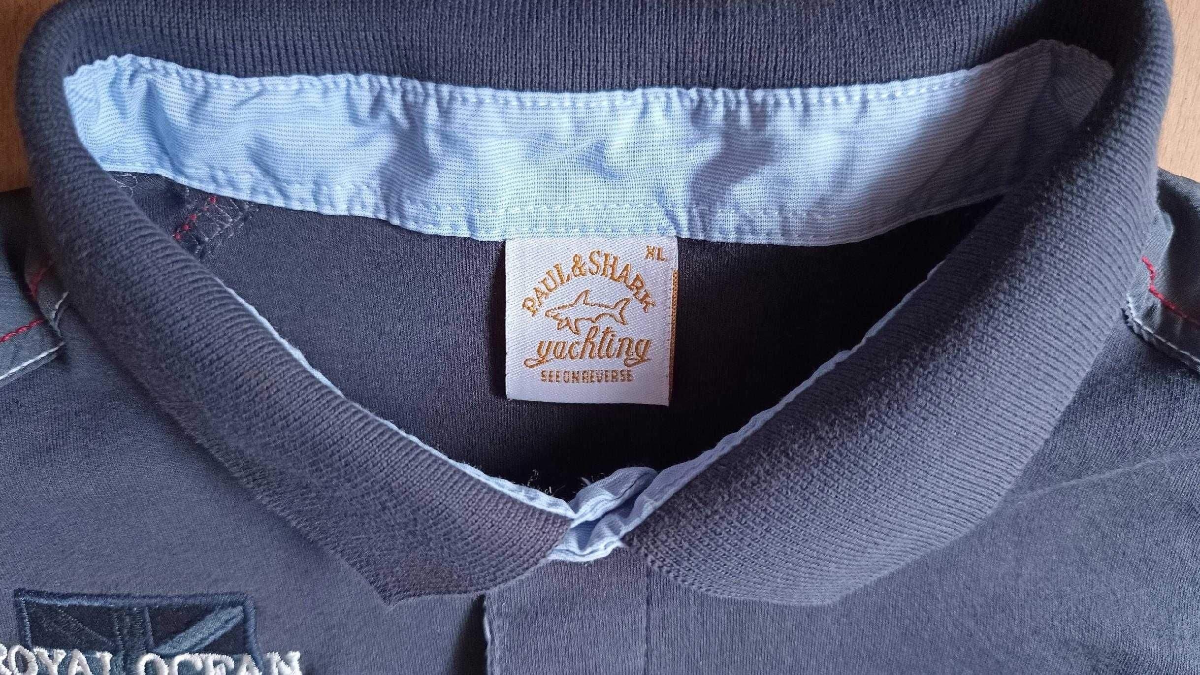 męska koszulka polo PAUL&SHARK r.XL stan bardzo dobry
