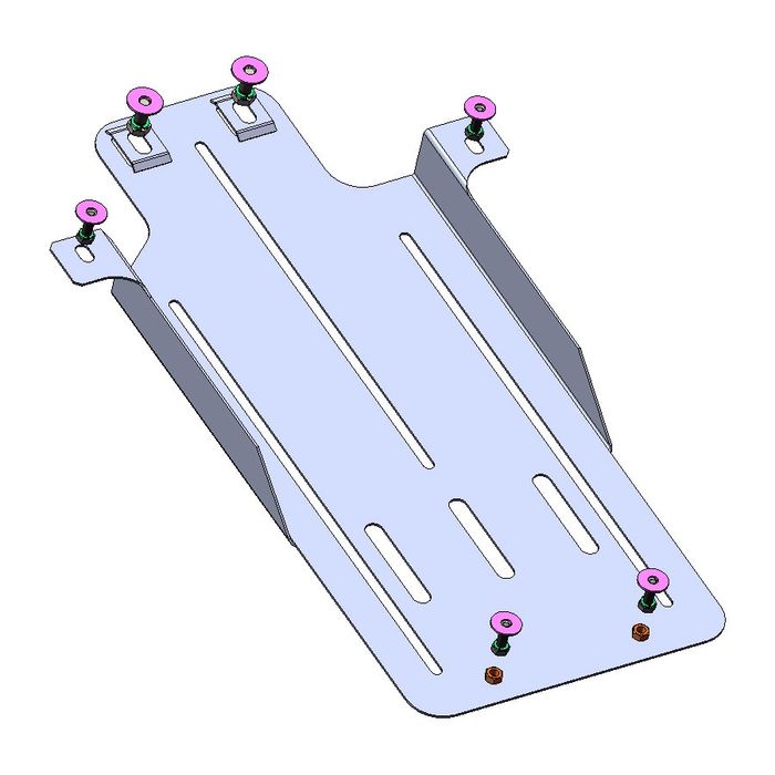 Защита двигателя и кпп mercedes c-class 203 204