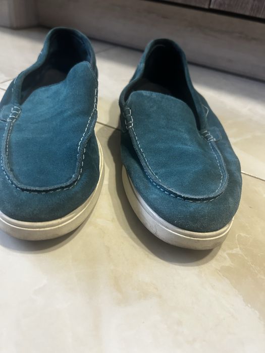 Бірюзові чоловічі лофери MooRER