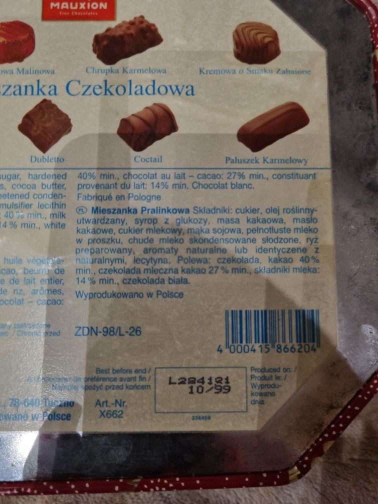 Pudełko metalowe