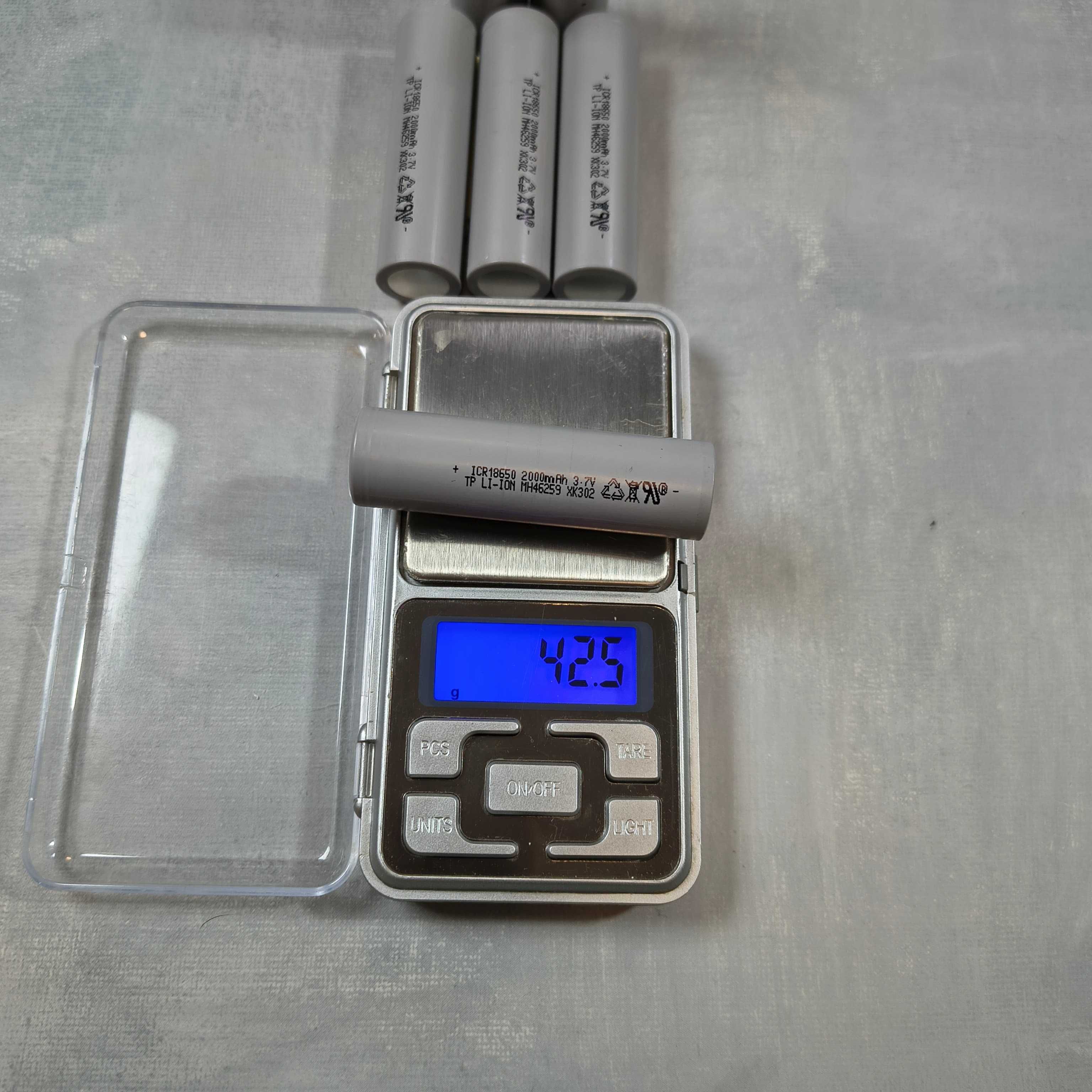 Новый высокотоковый аккумулятор 18650 Tenpower 20SG 2000mAh 30А