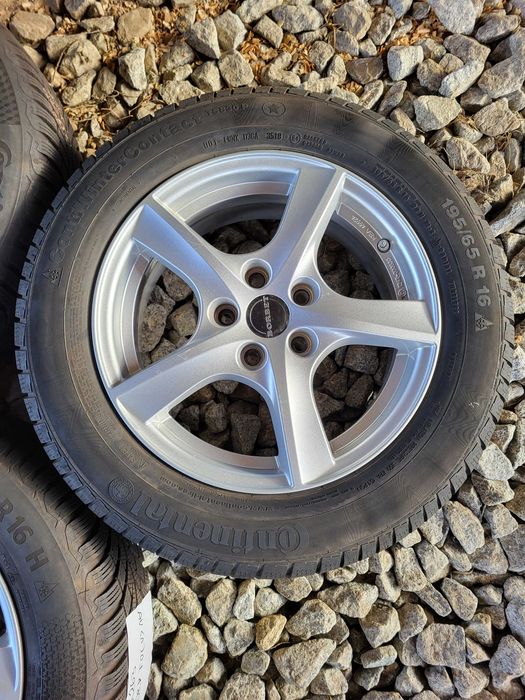 [k263] Koła zimowe 16 Cali 5x108 Continental 195/65/16 FORD Focus 23r