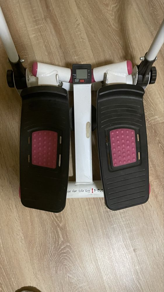Stepper HMS S3085 Biało-różowy