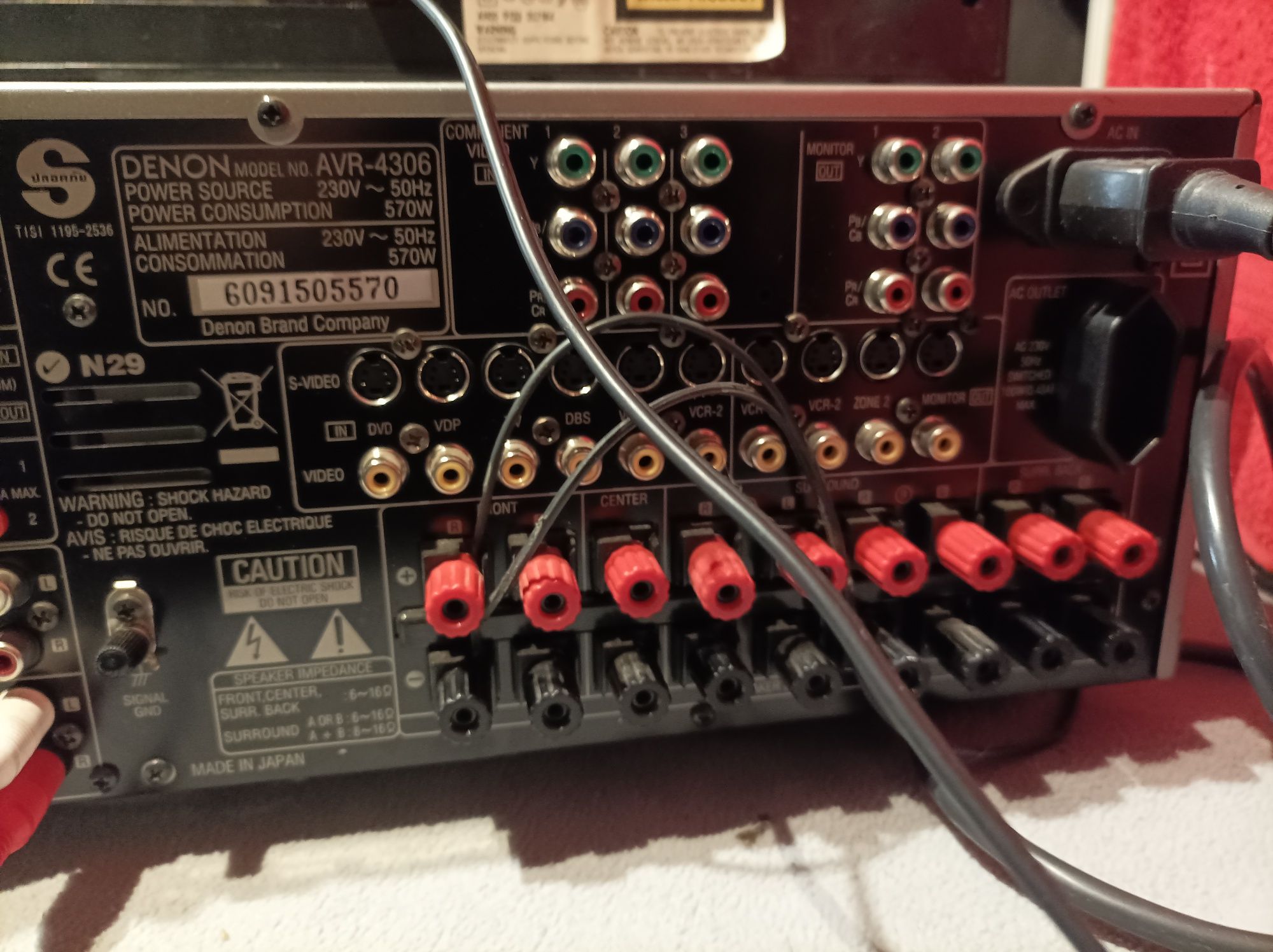 Potężny! Amplituner/kino Denon AVR-4306. Tanio!