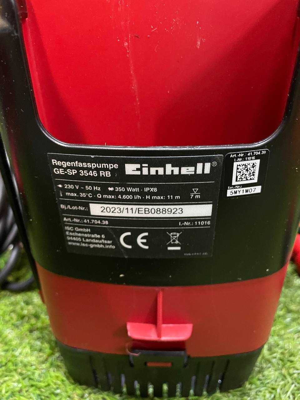 Einhell GE-SP 3546 RB Pompa do beczek z wodą deszczową