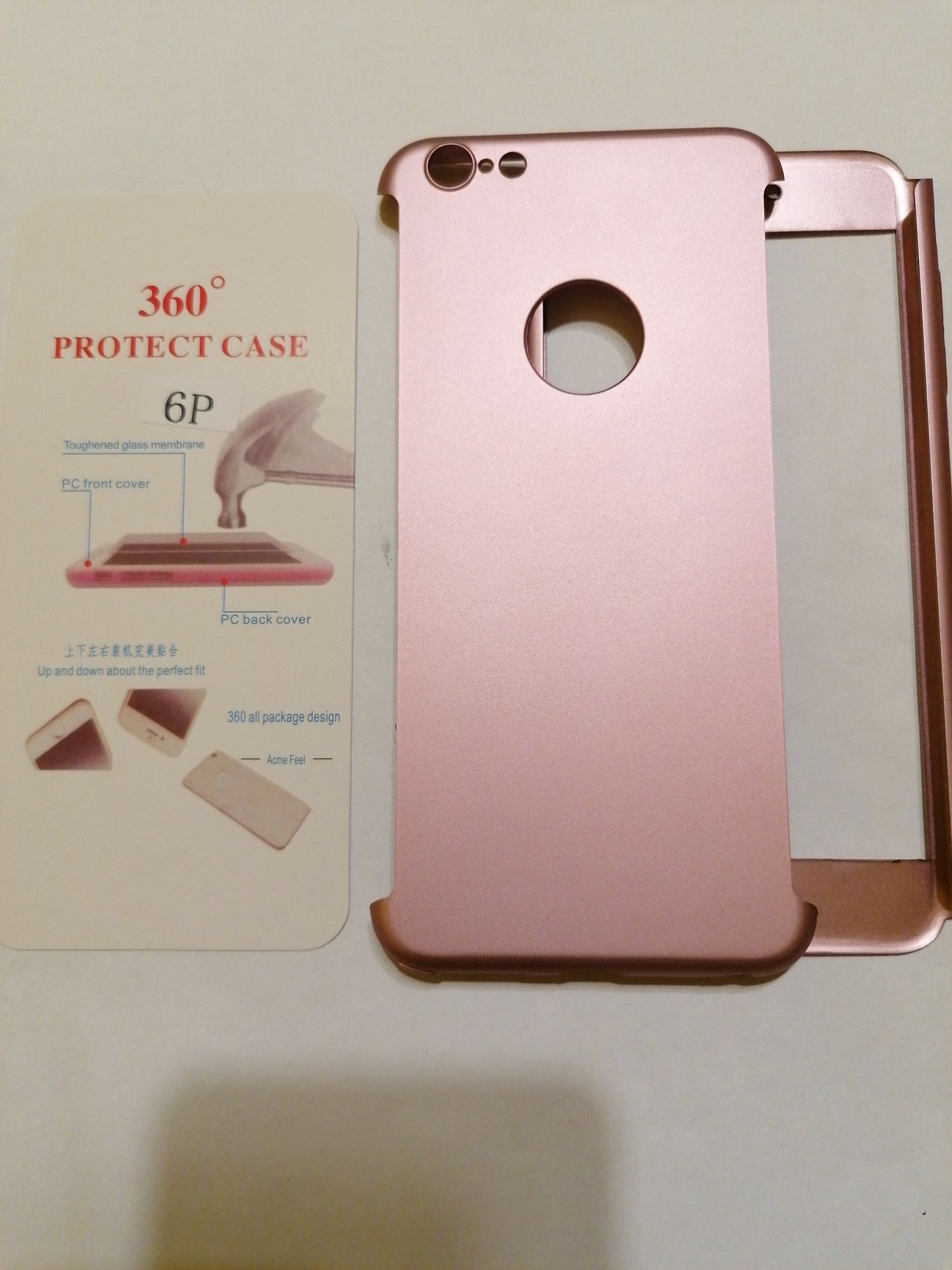 Pokrowiec, Etui + szkło hartowane do IPhone 6S Plus / 6 Plus