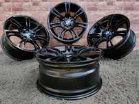 czarne felgi BMW 5x120 18 M pakiet F10 8j ET30 9 ET44 Styling 350 F10 F12 F06 5 GT E90 F01 E46 E60 260 270