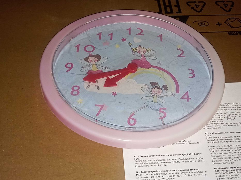 Zegar dla dziecka wróżki